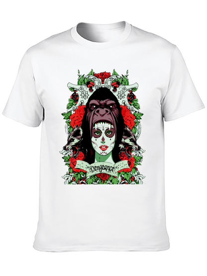 Camiseta Negra con Diseño Venganza