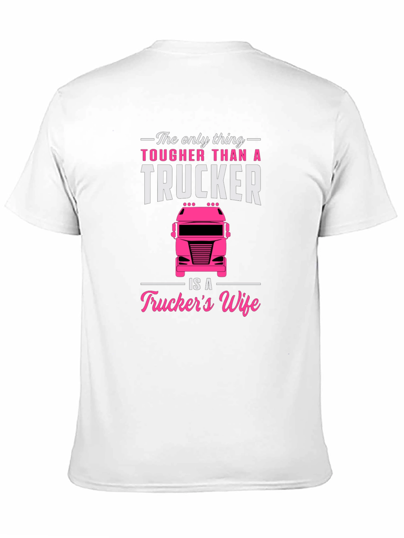 Camiseta Negra para Hombre - Truckers Wife