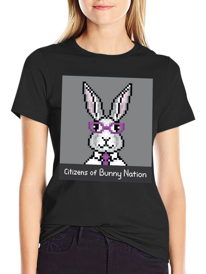 Camiseta Negra Citizens of Bunny Nation