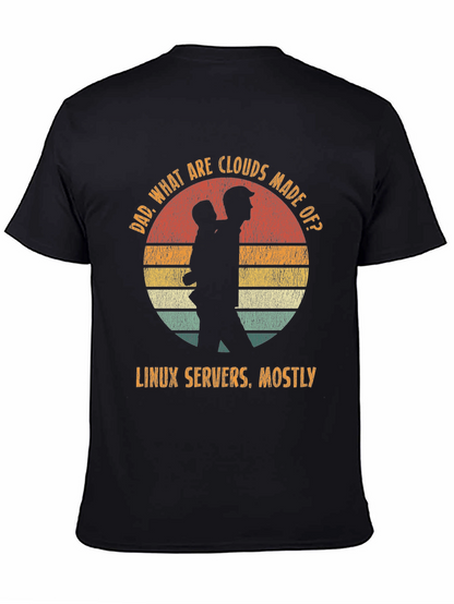 Camiseta Hombre: Nubes Linux Servers
