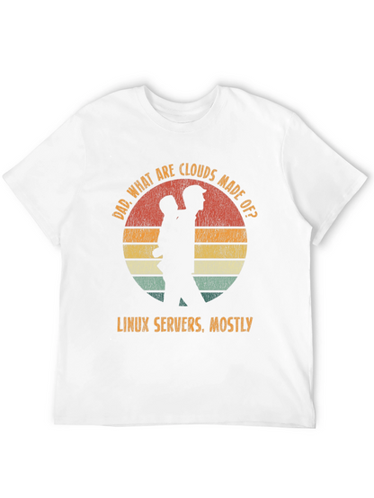 Camiseta Hombre: Nubes Linux Servers