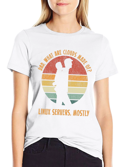 Camiseta Hombre: Nubes Linux Servers