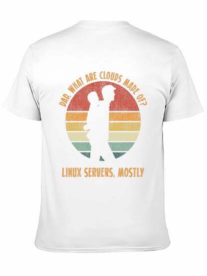 Camiseta Hombre: Nubes Linux Servers
