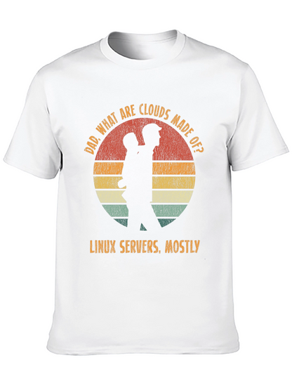 Camiseta Hombre: Nubes Linux Servers