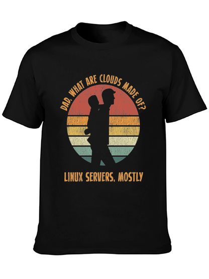 Camiseta Hombre: Nubes Linux Servers