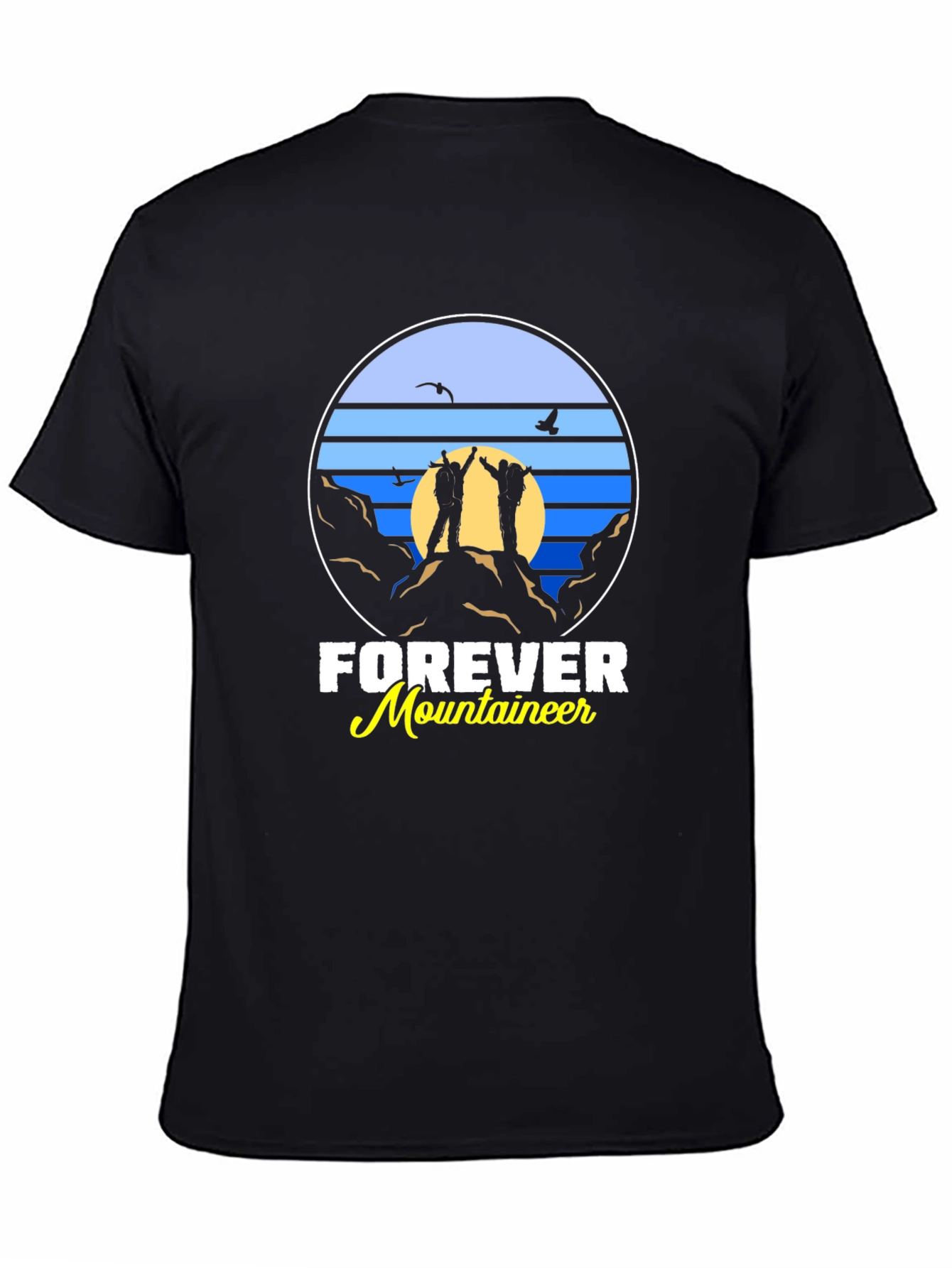 Camiseta Negra Forever Mountaineer