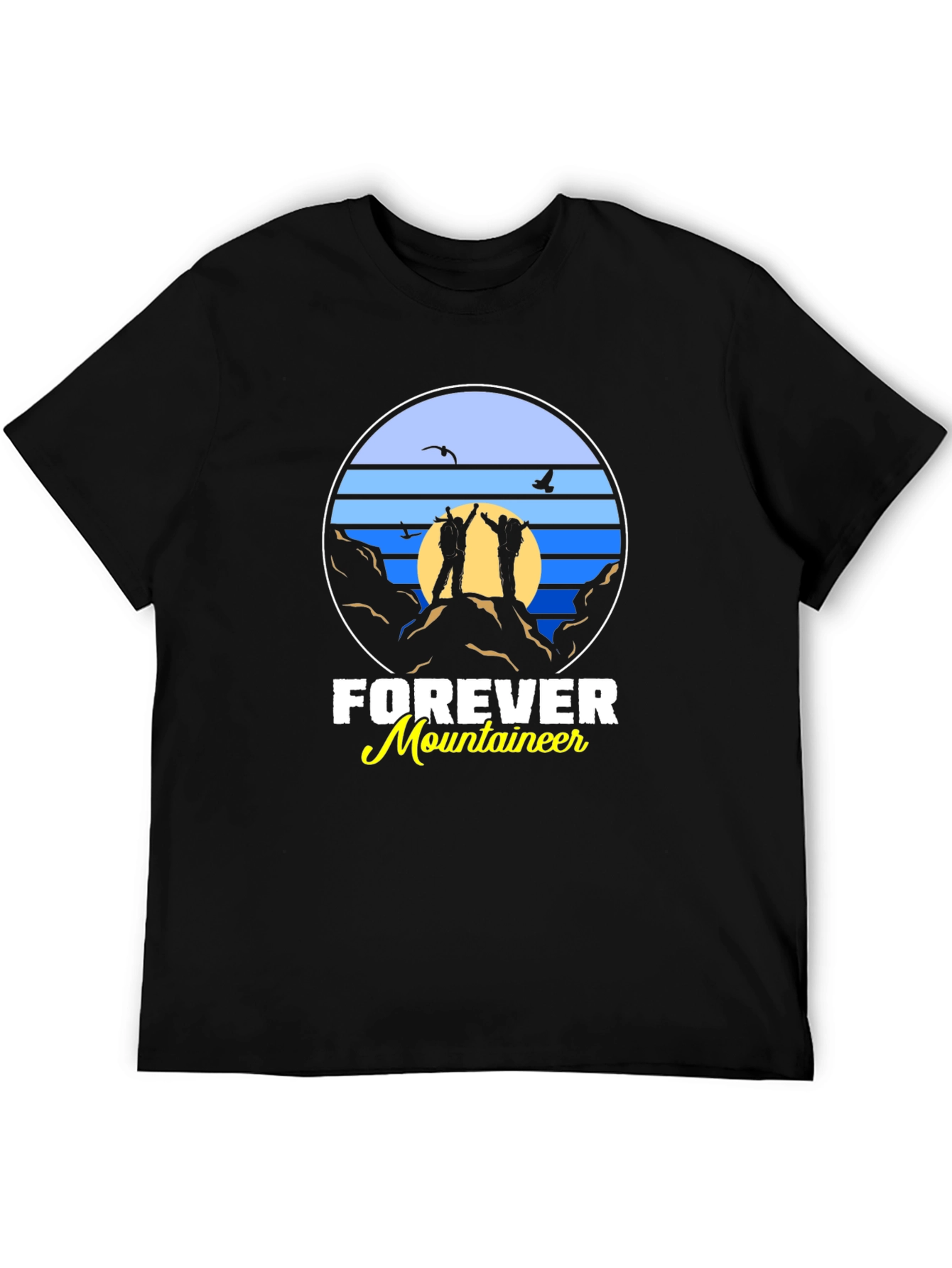 Camiseta Negra Forever Mountaineer