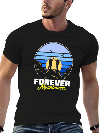 Camiseta Negra Forever Mountaineer