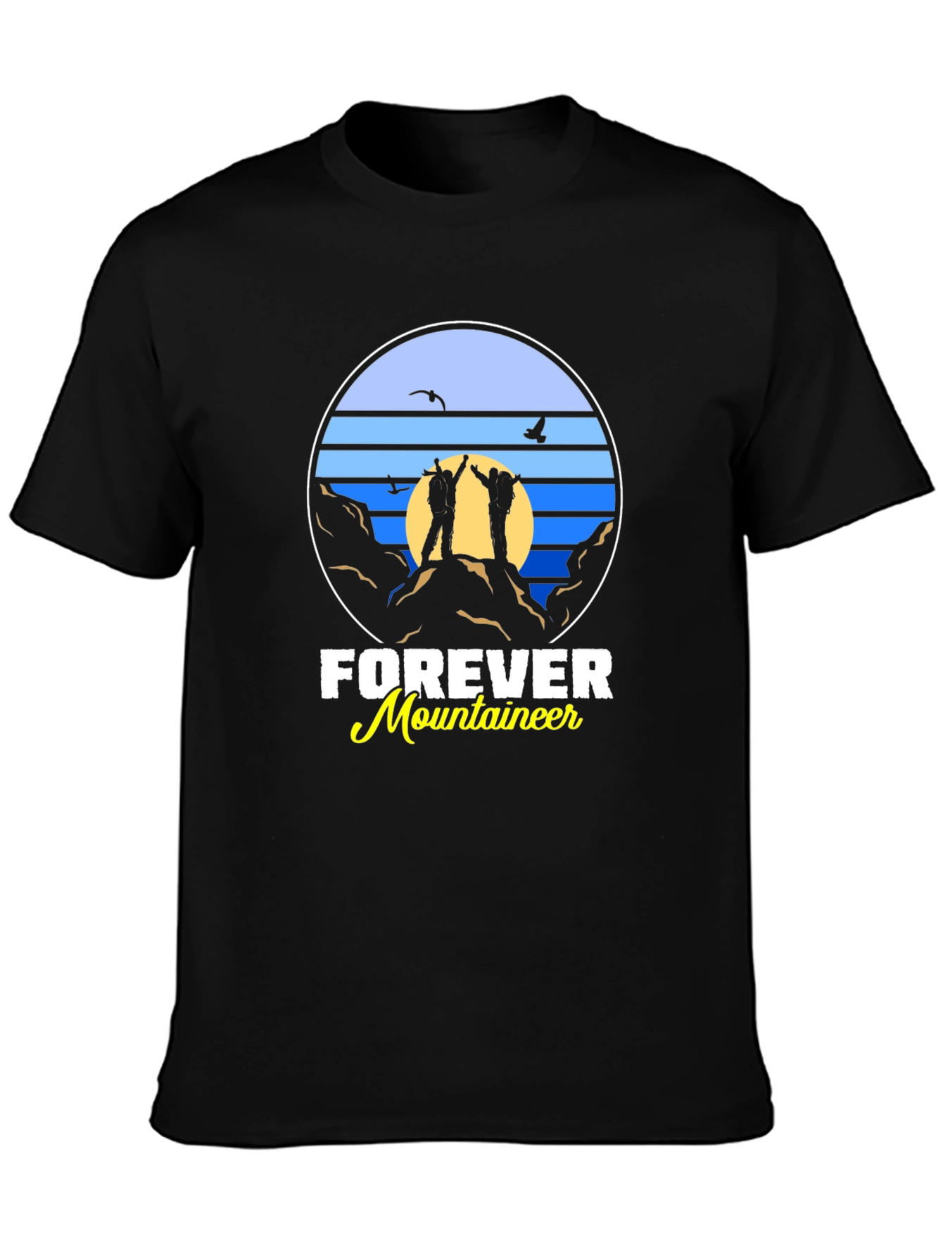 Camiseta Negra Forever Mountaineer
