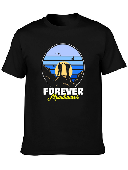 Camiseta Negra Forever Mountaineer