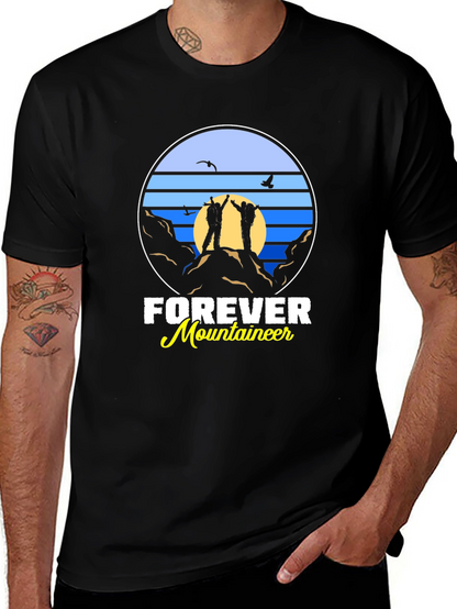 Camiseta Negra Forever Mountaineer