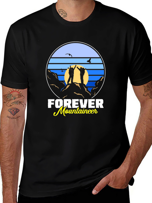 Camiseta Negra Forever Mountaineer