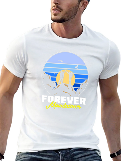 Camiseta Negra Forever Mountaineer