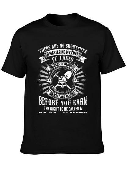 Camiseta Negra: Sin Atajos Para Dominar el Oficio