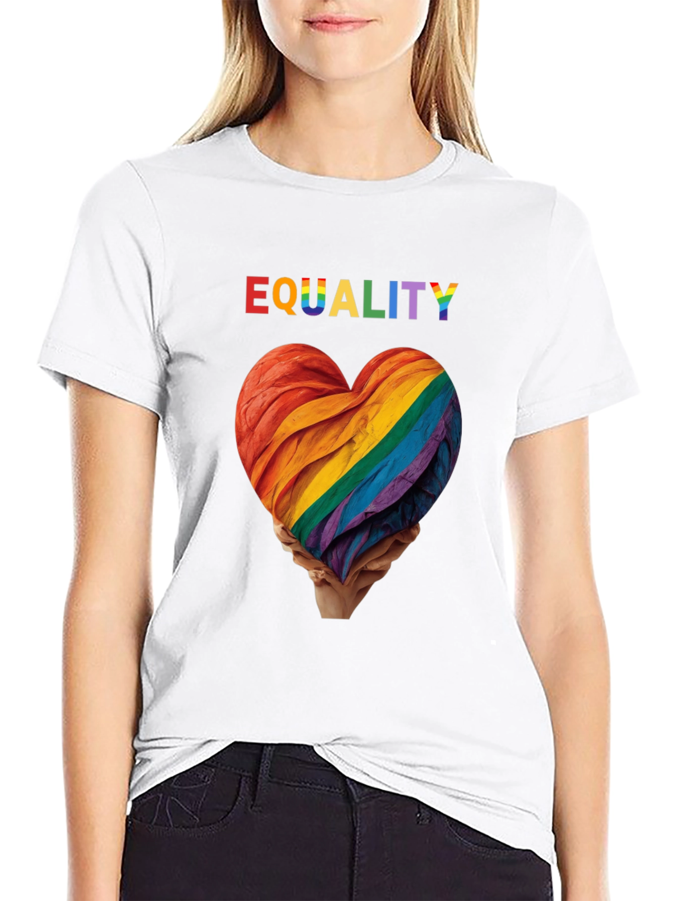 Camiseta Igualdad Corazón Orgullo LGBTQ