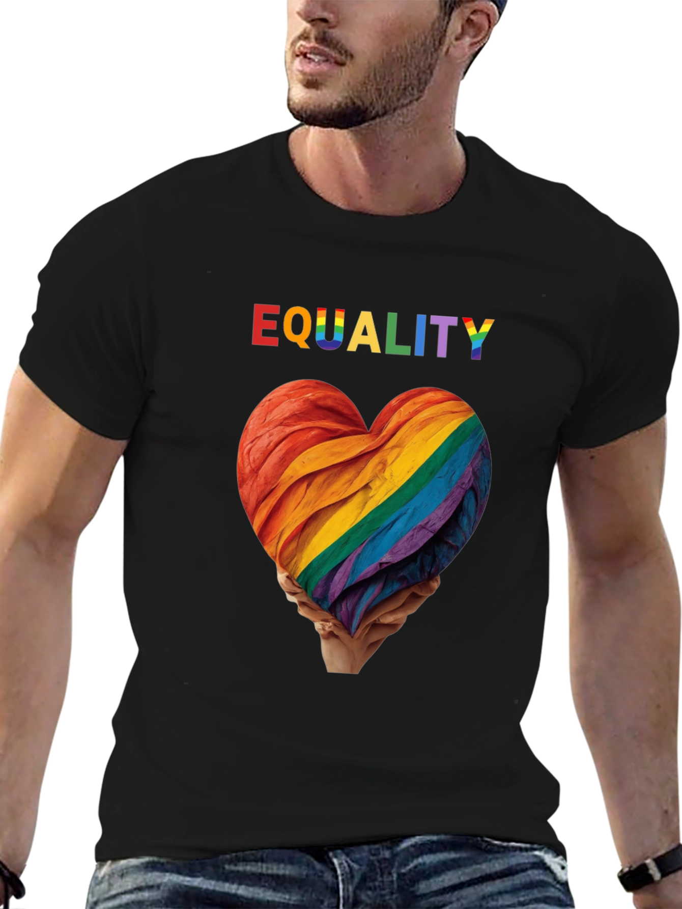 Camiseta Igualdad Corazón Orgullo LGBTQ