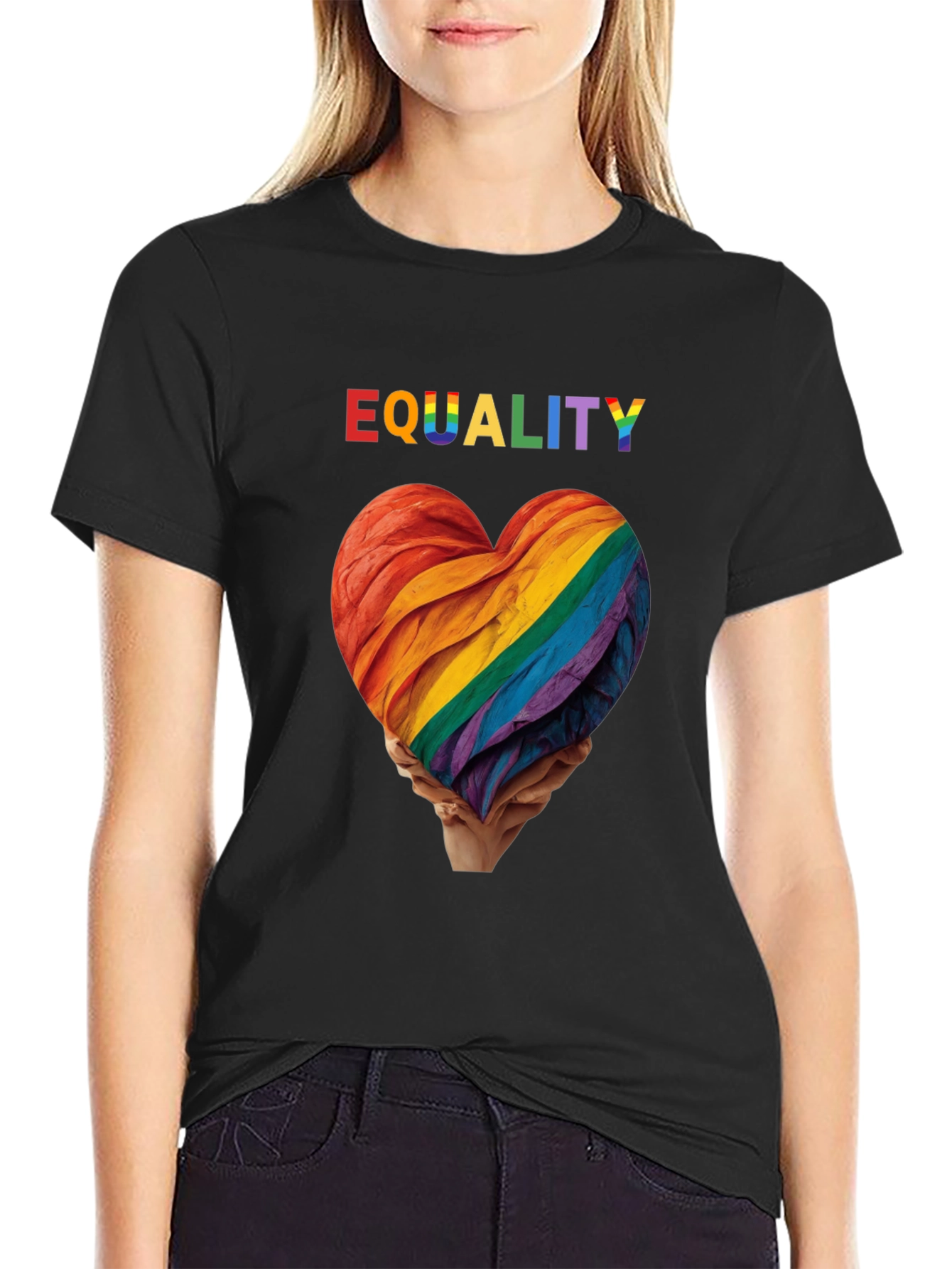 Camiseta Igualdad Corazón Orgullo LGBTQ