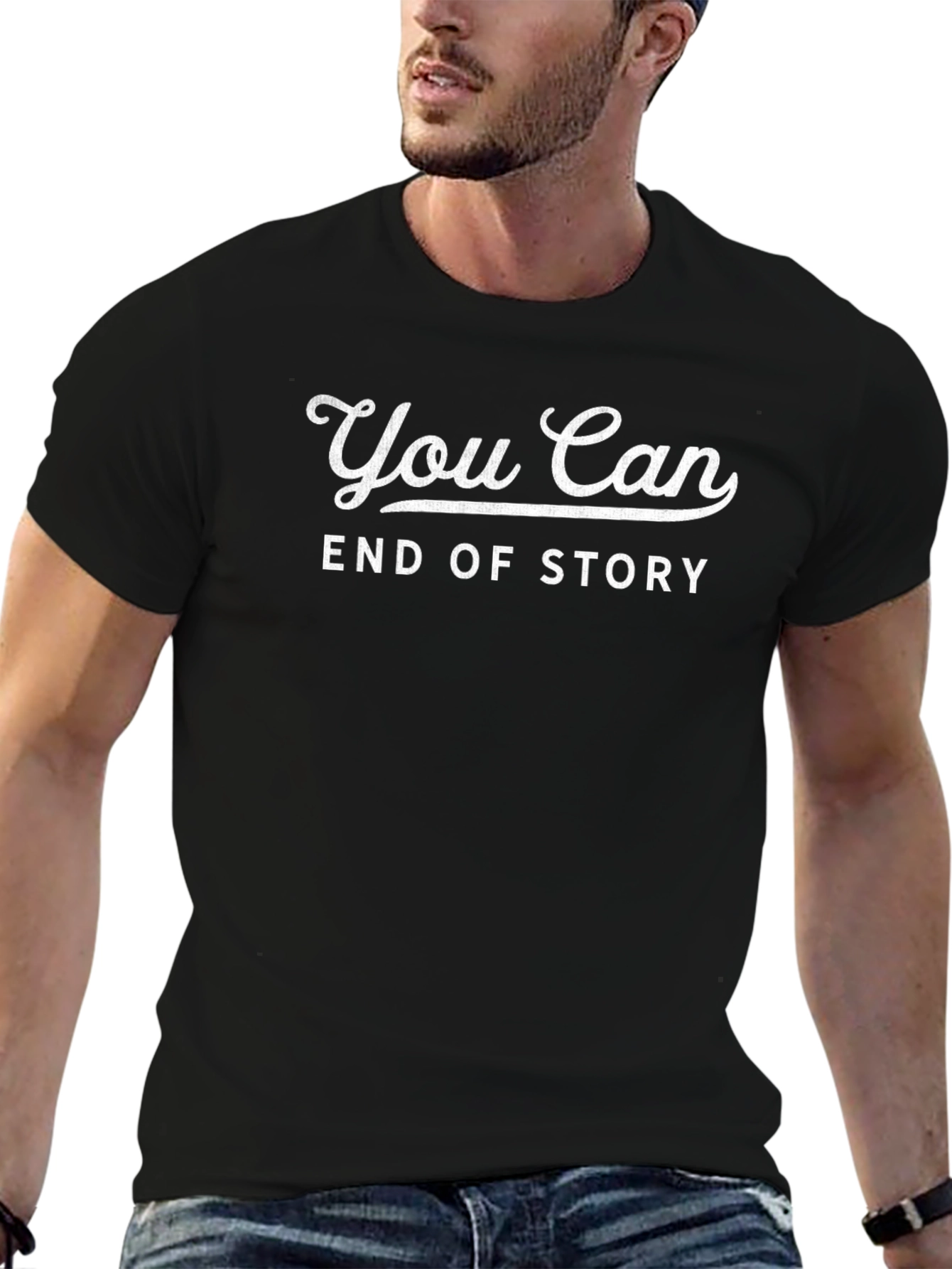 Camiseta Negra You Can End of Story