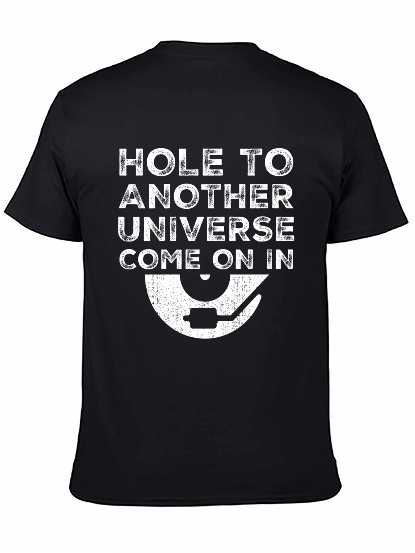 Camiseta Negra: Portal a Otro Universo