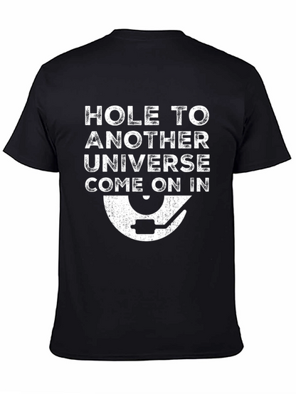 Camiseta Negra: Portal a Otro Universo