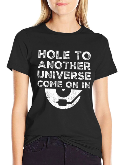 Camiseta Negra: Portal a Otro Universo