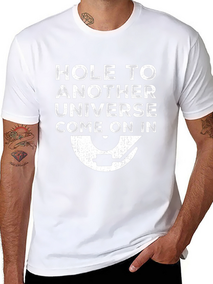 Camiseta Negra: Portal a Otro Universo
