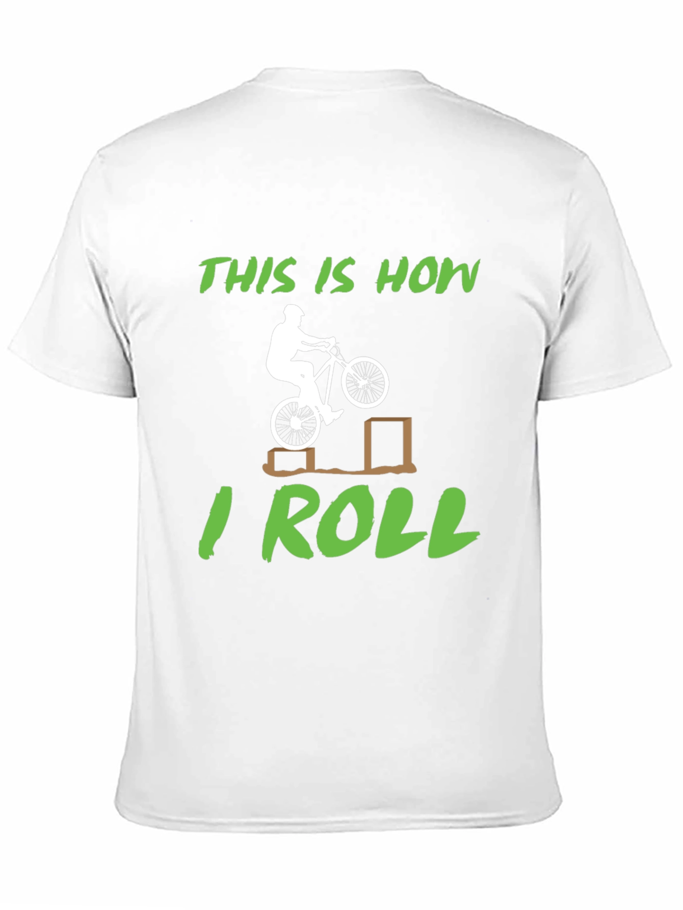 Camiseta Negra Así es como ruedo para Ciclismo