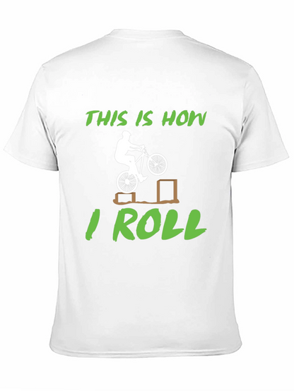 Camiseta Negra Así es como ruedo para Ciclismo