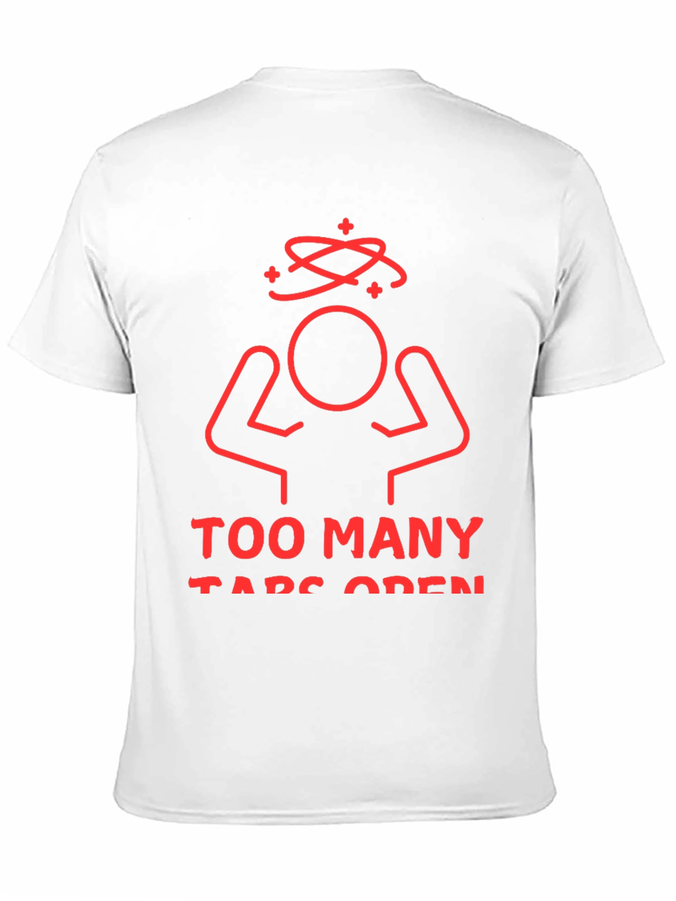 Camiseta Negra: Demasiadas Pestañas Abiertas