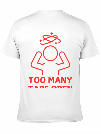 Camiseta Negra: Demasiadas Pestañas Abiertas