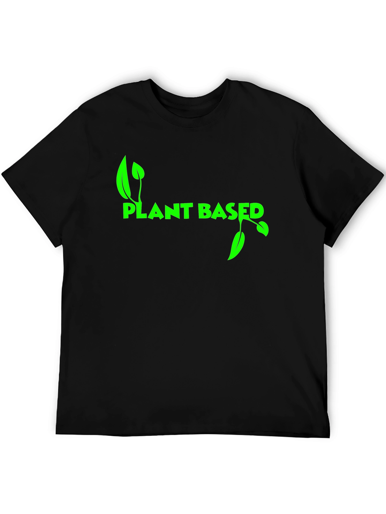 Camiseta Negra Plant Based para Hombre