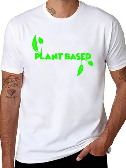 Camiseta Negra Plant Based para Hombre