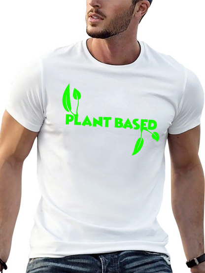Camiseta Negra Plant Based para Hombre