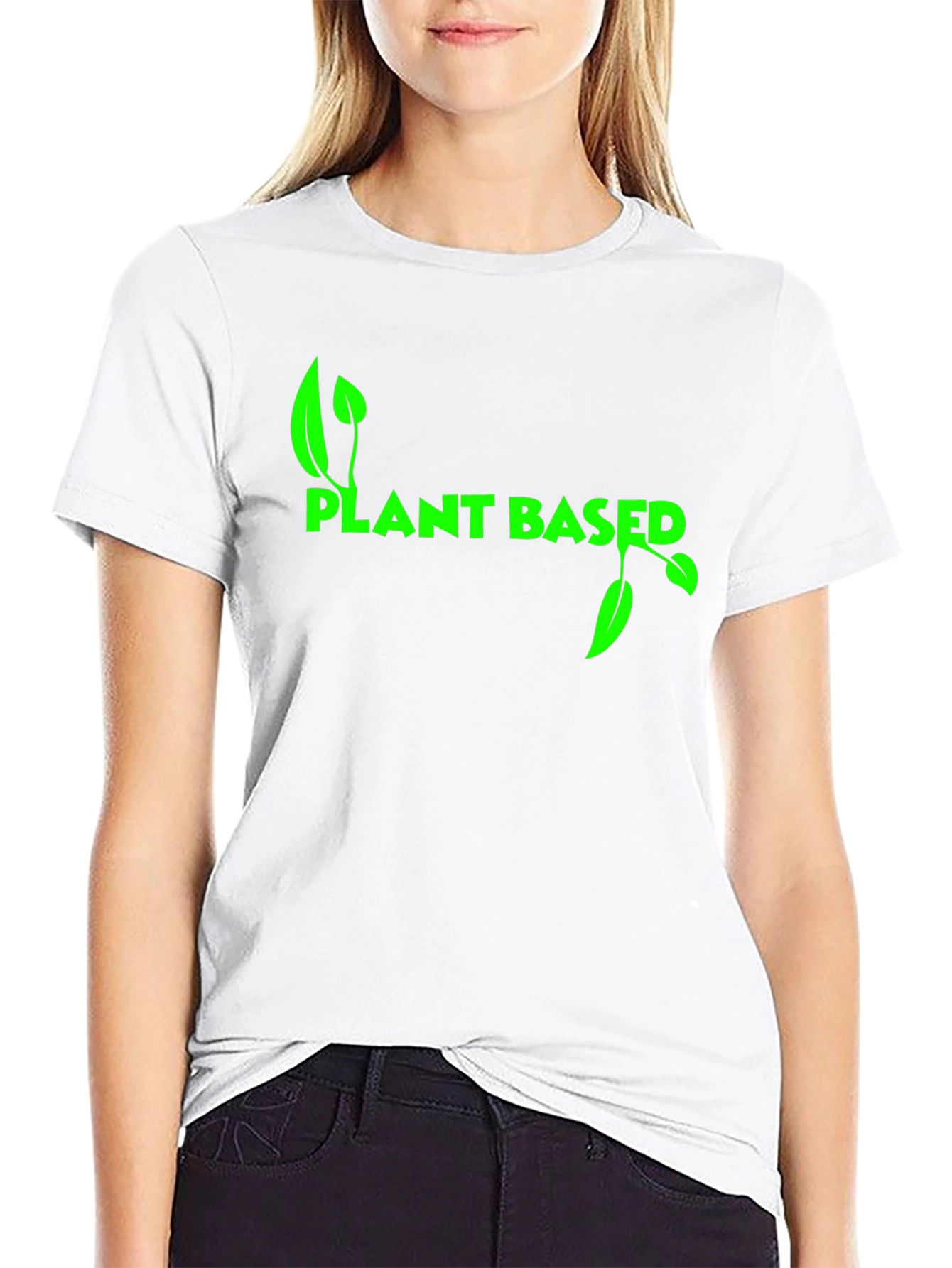 Camiseta Negra Plant Based para Hombre