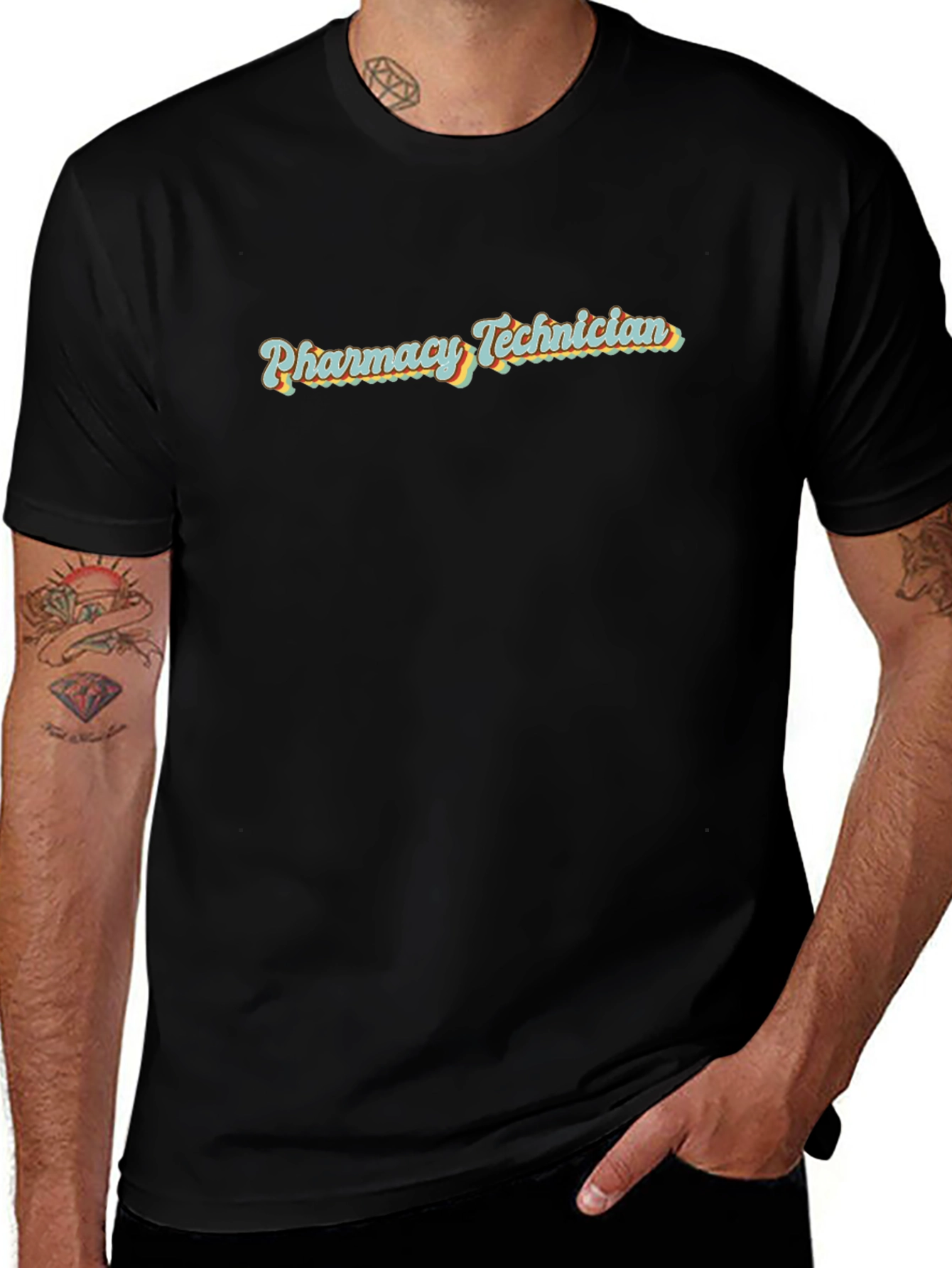 Camiseta Pharmacy Technician Negra