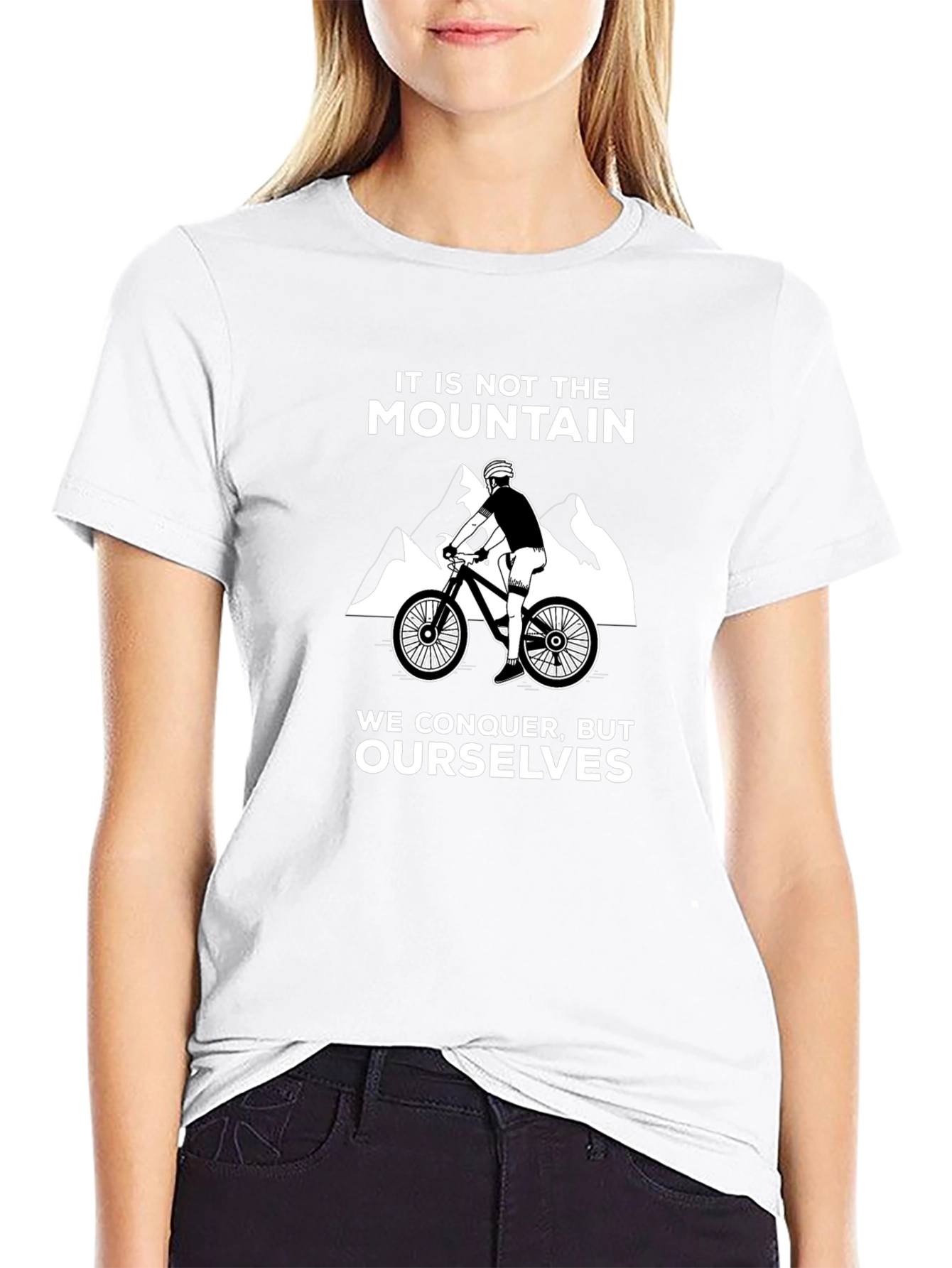 Camiseta Ciclismo de Montaña: Supérate a ti Mismo