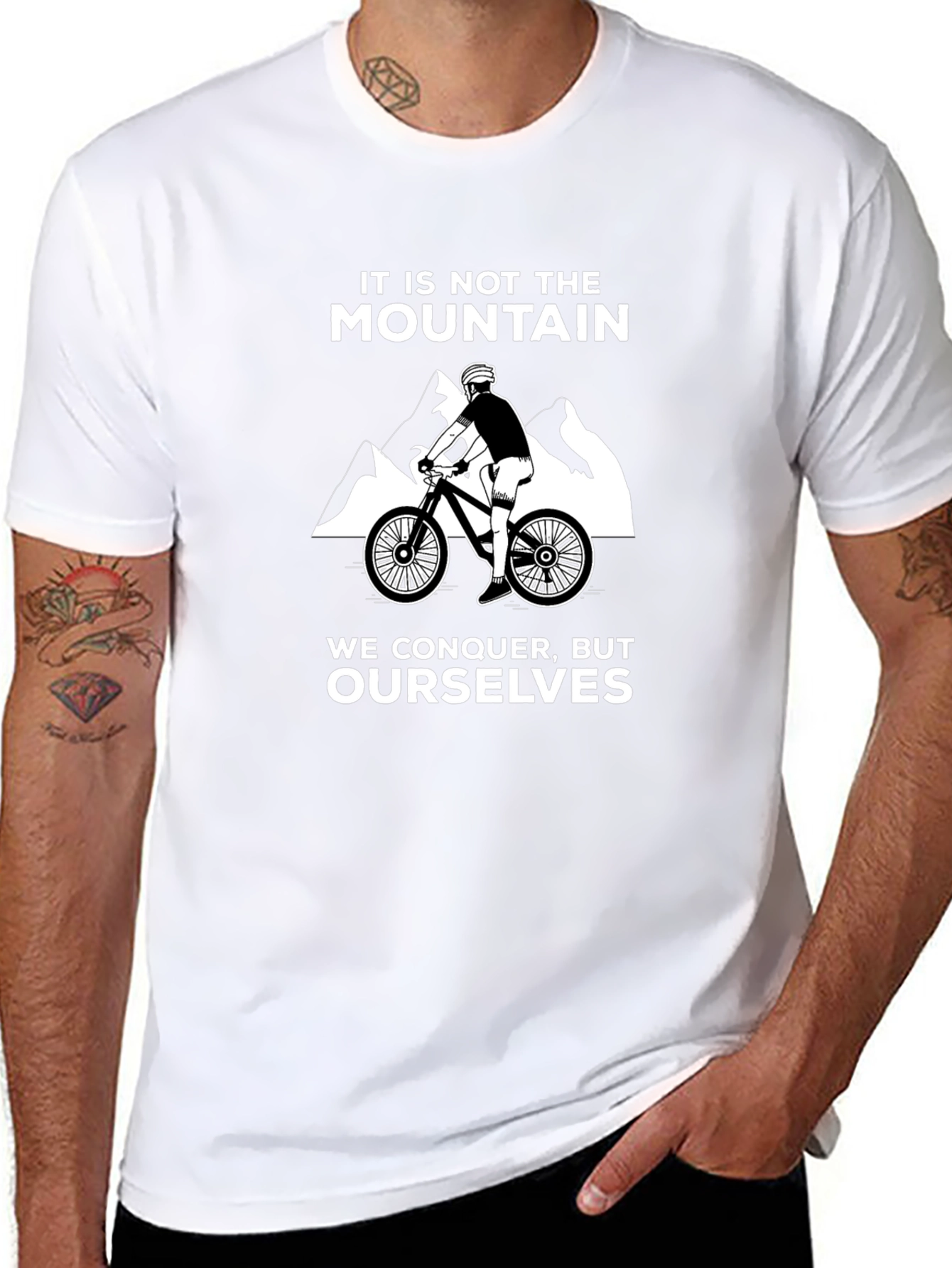Camiseta Ciclismo de Montaña: Supérate a ti Mismo