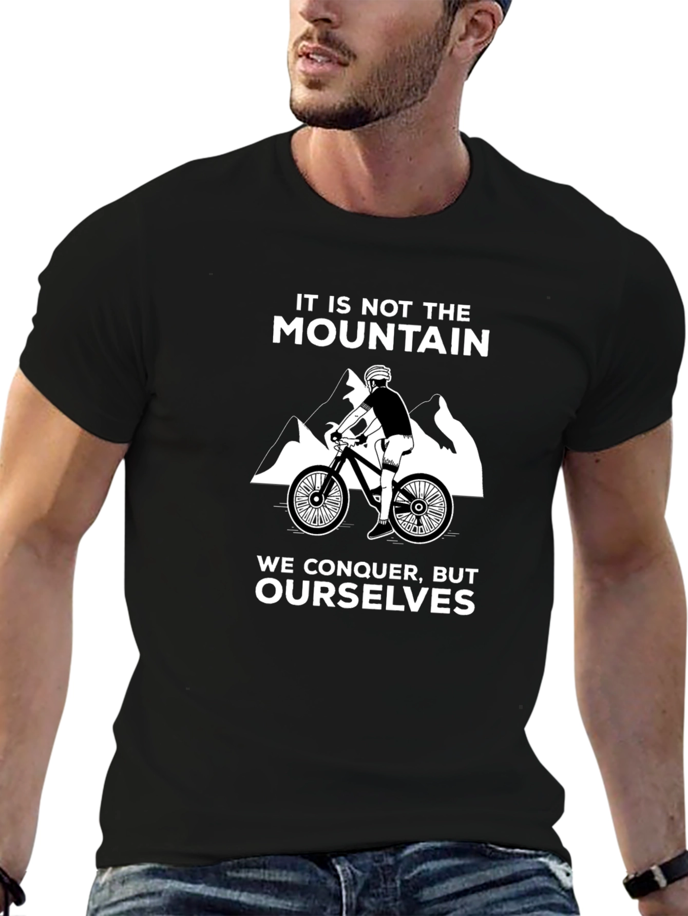 Camiseta Ciclismo de Montaña: Supérate a ti Mismo