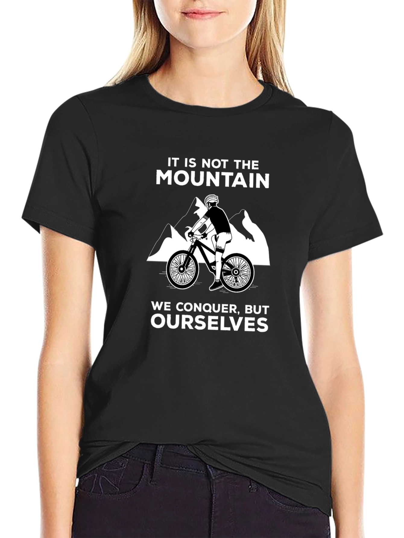 Camiseta Ciclismo de Montaña: Supérate a ti Mismo