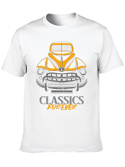 Camiseta Clásicos Forever - Diseño Retro Automóvil