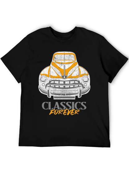 Camiseta Clásicos Forever - Diseño Retro Automóvil