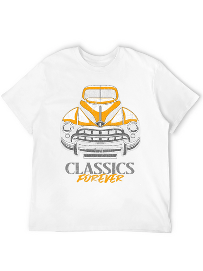 Camiseta Clásicos Forever - Diseño Retro Automóvil