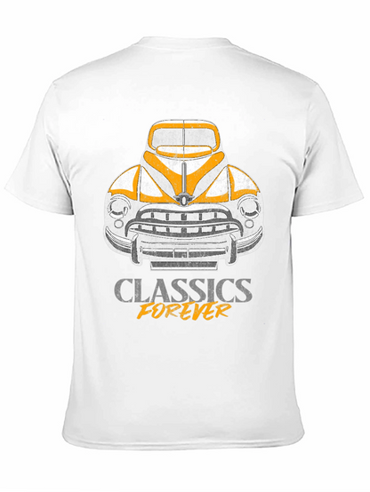 Camiseta Clásicos Forever - Diseño Retro Automóvil