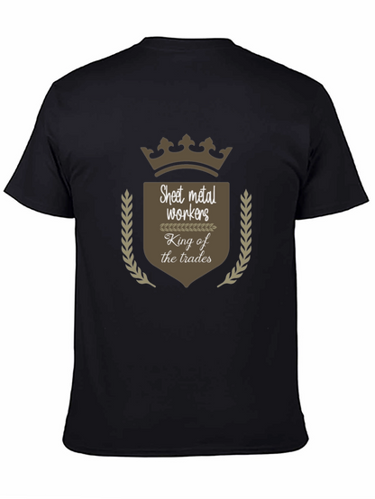 Camiseta Negra: Rey de la Chapa Metálica