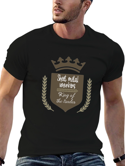Camiseta Negra: Rey de la Chapa Metálica