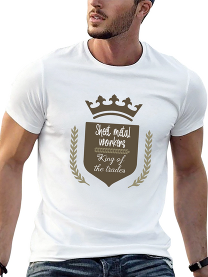 Camiseta Negra: Rey de la Chapa Metálica