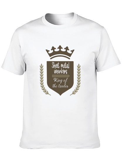 Camiseta Negra: Rey de la Chapa Metálica