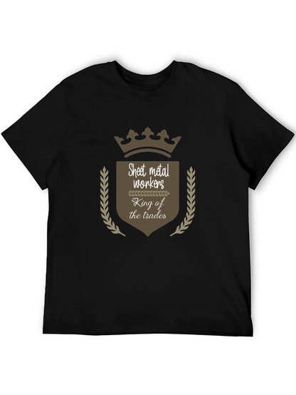 Camiseta Negra: Rey de la Chapa Metálica