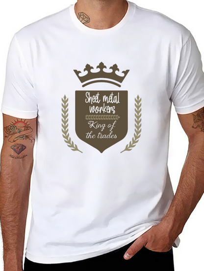 Camiseta Negra: Rey de la Chapa Metálica