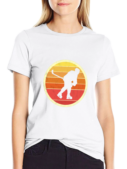 Camiseta Retro Hockey sobre Hielo
